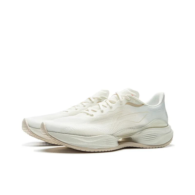 LiNing Super-Light 22 Cushioning Anti-Slip And Wear-Resistant Low-Top Marathon Training Running Shoes Women's Ivory-2