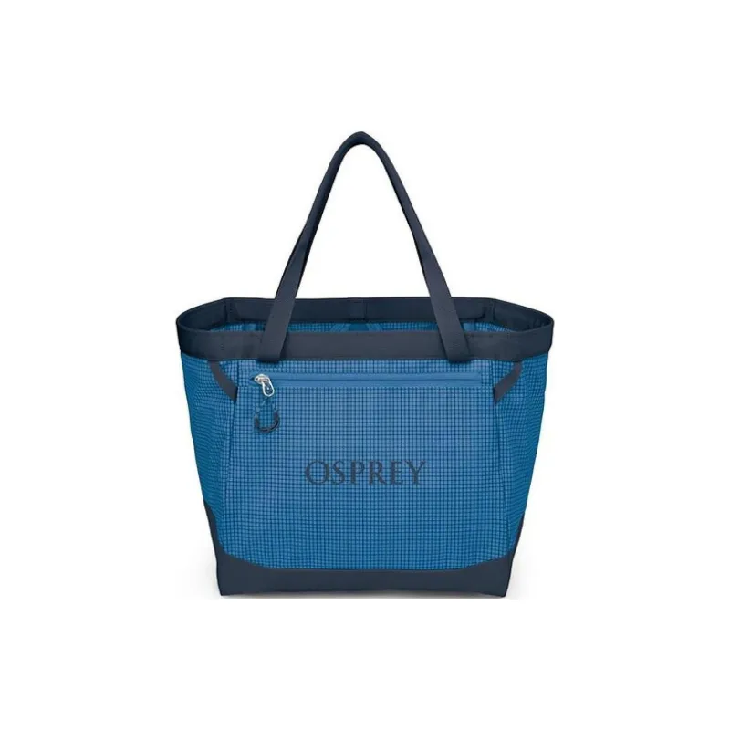 OSPREY Nylon Tote Bag Shopping Bag Handbag Shoulder Bag Unisex Blue Flame-0