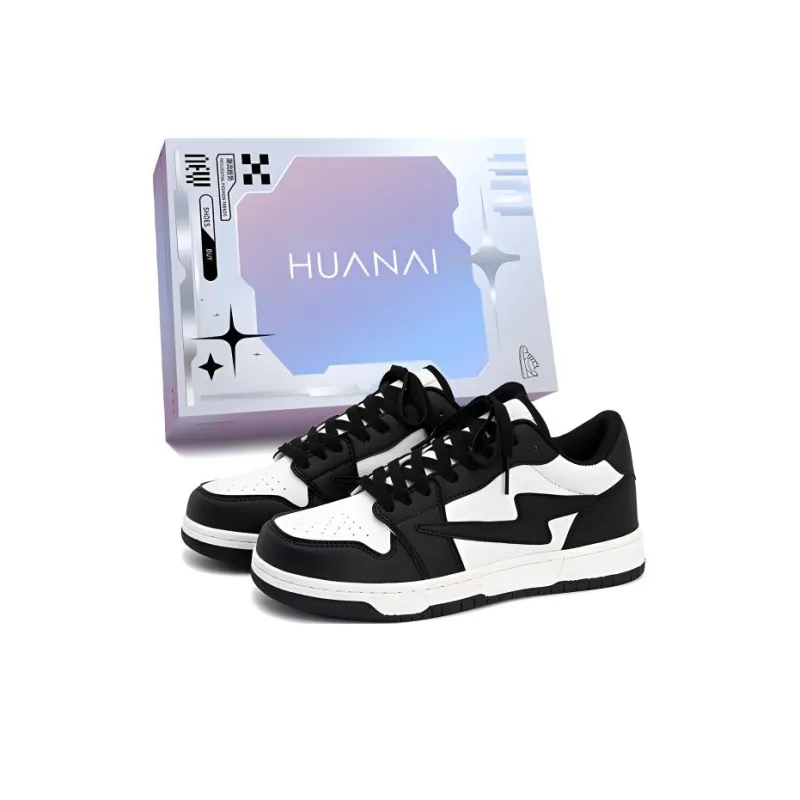 HUANAI Durable Breathable Low-Top Skateboard Shoes Unisex-14