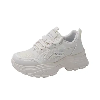 REIHUNG Anti Slip And Wear Resistant Breathable Low Top Chunky Sneakers Women's