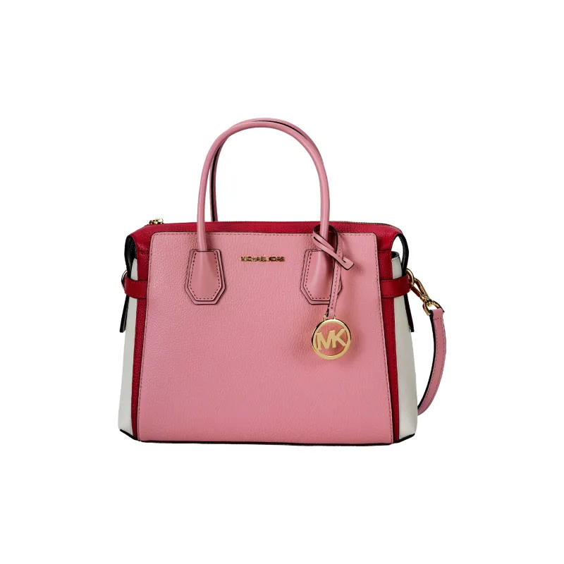 MICHAEL KORS Polyurethane Crossbody One Shoulder Handbag Medium Size Women's Pink Multicolor-1