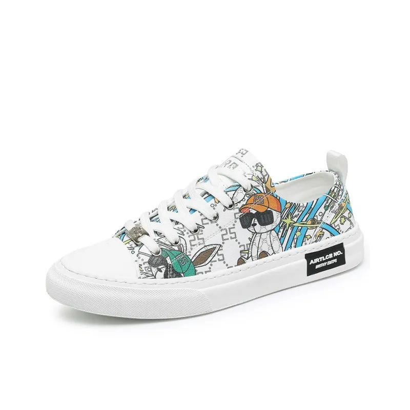 OFFER-AITR Slip-Resistant Cushioning Abrasion-Resistant Low-Top Skateboard Shoes Men's-1