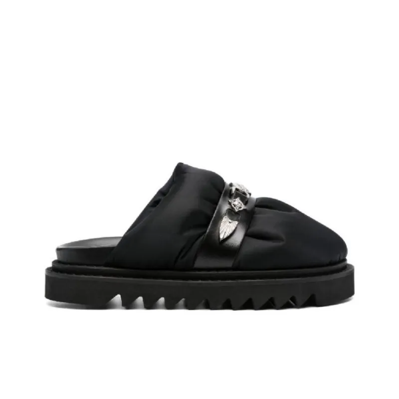 TOGA VIRILIS Wrap toe Slippers Men's Black-1