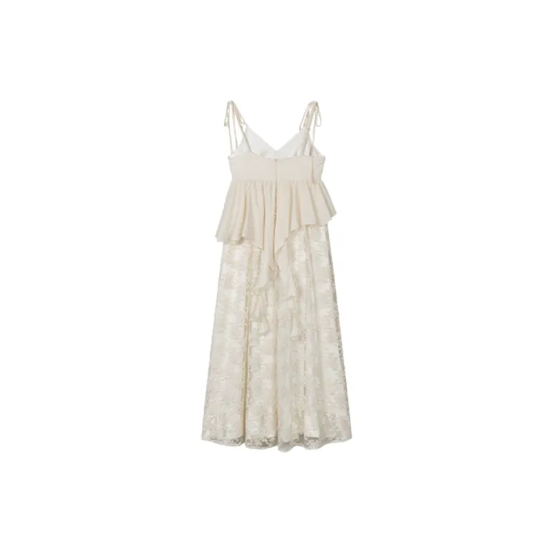RTNH Slip Dresses Women's Cream Apricot-1