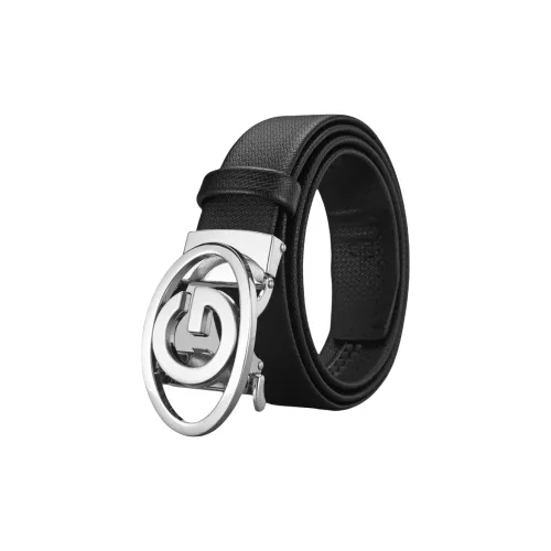 Yalu Split Leather With Overlay Film Leather Belts Men's Width 3.5cm