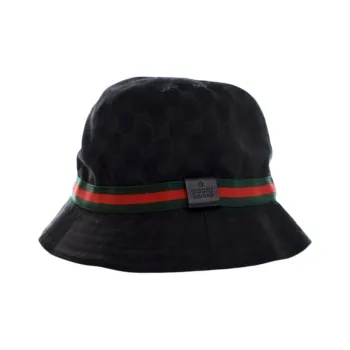 GUCCI Canvas Bucket Hats Women's Black
