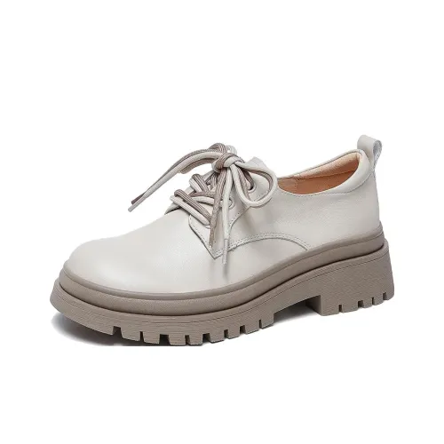 CAMEL Casual Single Shoes 5.5cm Women's Beige