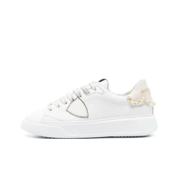 PHILIPPE MODEL Temple Low Top Skateboard Shoes Women's White