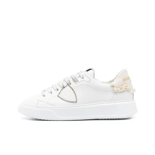 PHILIPPE MODEL Temple Low Top Skateboard Shoes Women's White
