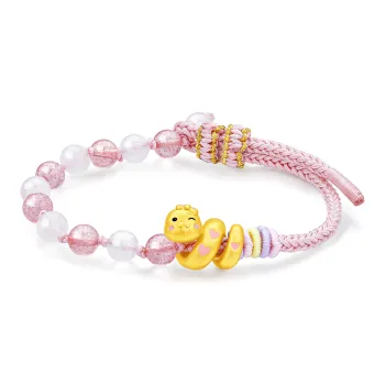 Lao Feng Xiang Colored Glaze Bracelets Women's