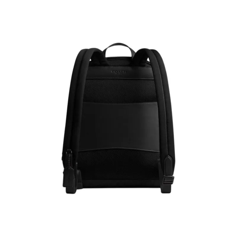 COACH Fabric Backpack Tubas Men's Black-2