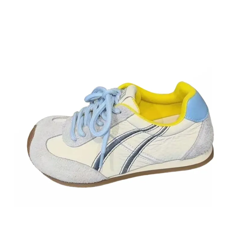 Fawn Miri Casual Shoes Women's Low Top Sky Blue/Ecru/Pink-5