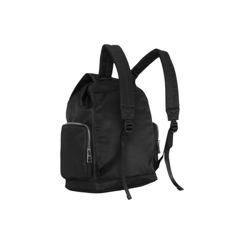 GANNI Recycled Nylon Backpack Unisex Black-1