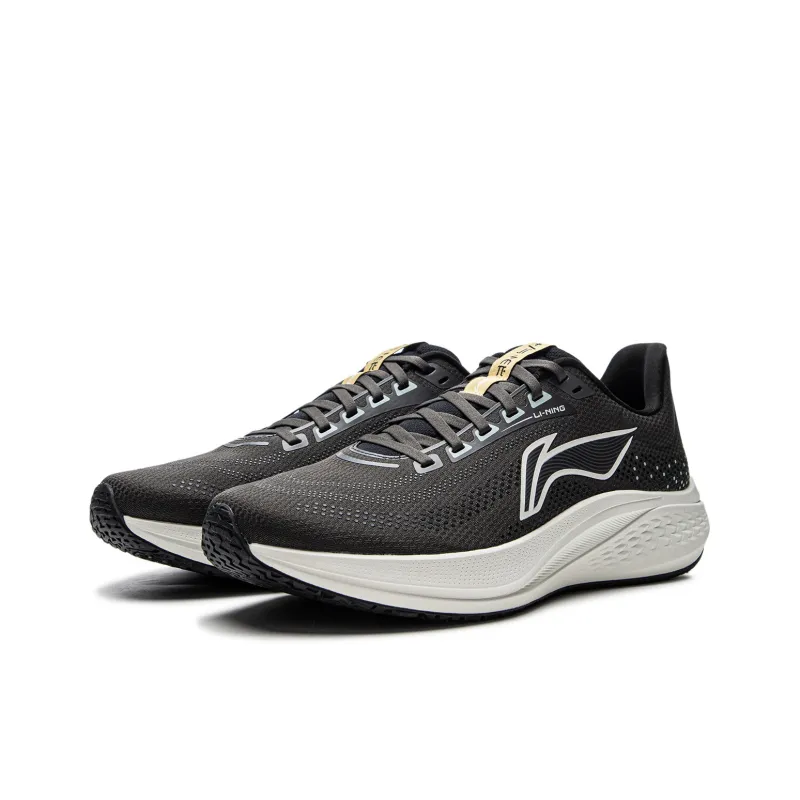 LINING Red Hare 7 Running Shoes Men Low Top Obsidian Gray-2