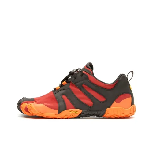 Vibram Slip Resistant Support Lightweight Low Top Training Shoes Men's Red
