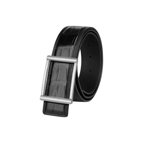 Jaylen Oos Crocodile Leather Leather Belts Men's 3.8cm