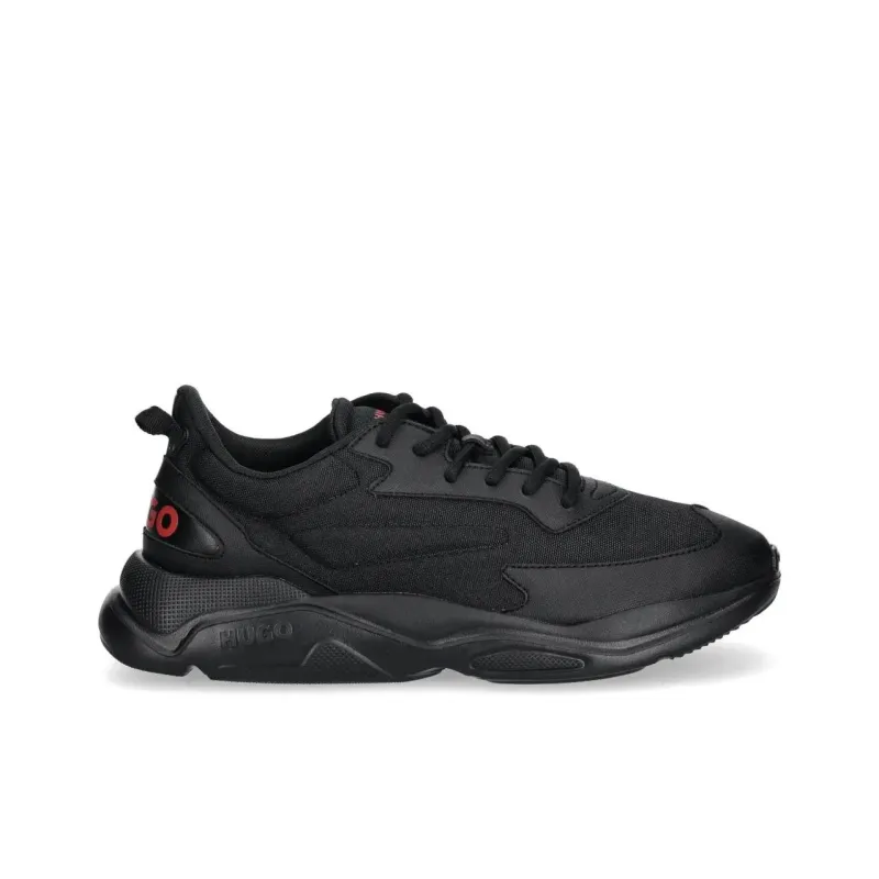 HUGO BOSS Low Top Casual Shoes Men's Pure Black-1