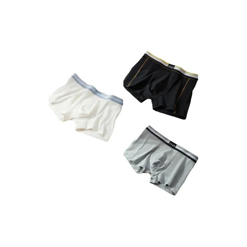 Qiao Ni Tong Underpants Men's 3 Pack-8