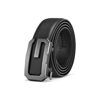 Maserati Cow Leather Belts Men's 3.5cm