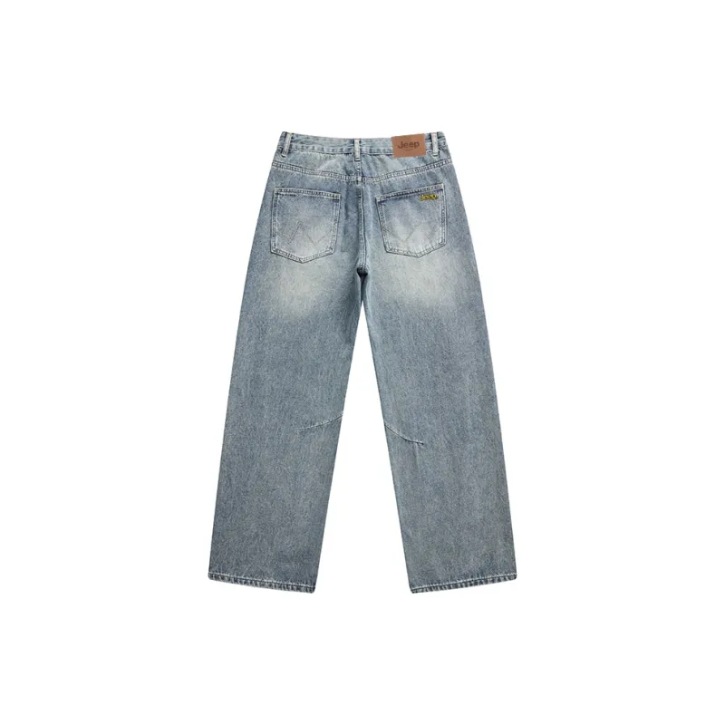 Jeep Theme Series Jeans Unisex Vintage Blue-1
