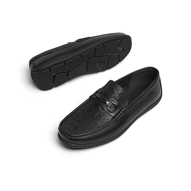 RED DRAGONFLY Dress Shoes Men's Black White-5