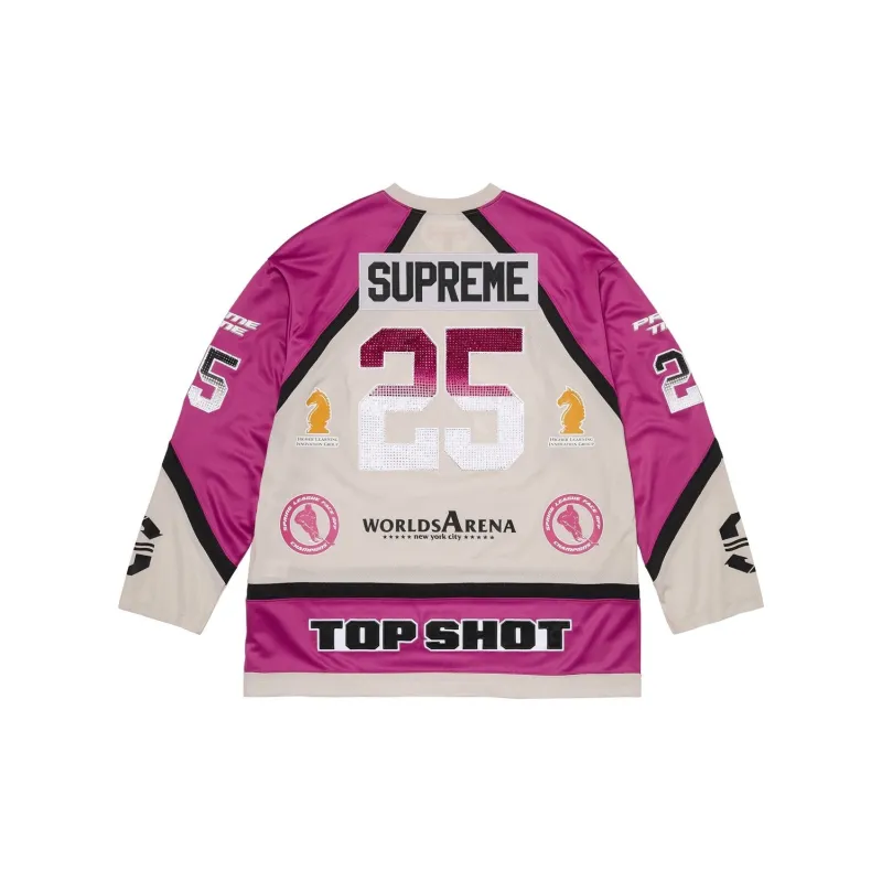 Supreme Rhinestone Hockey Jersey-3