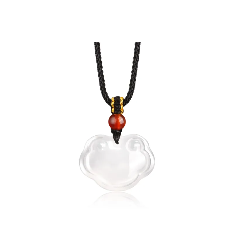 Di Su Xing Chalcedony Jade Necklaces Women's-0