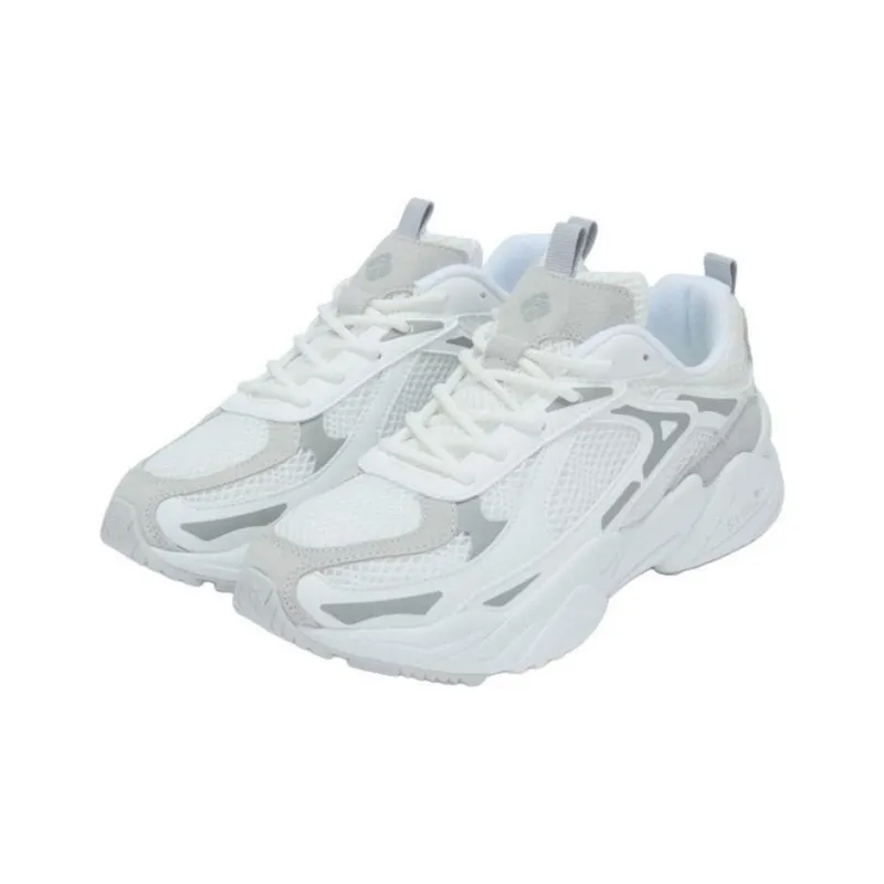RAPIDO Anti Slip Wear Resistant Low Top Casual Shoes Unisex White-1