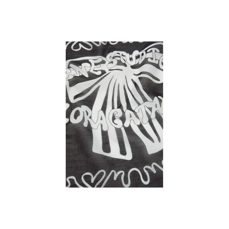 Acne Studios Printed Square Scarf-2