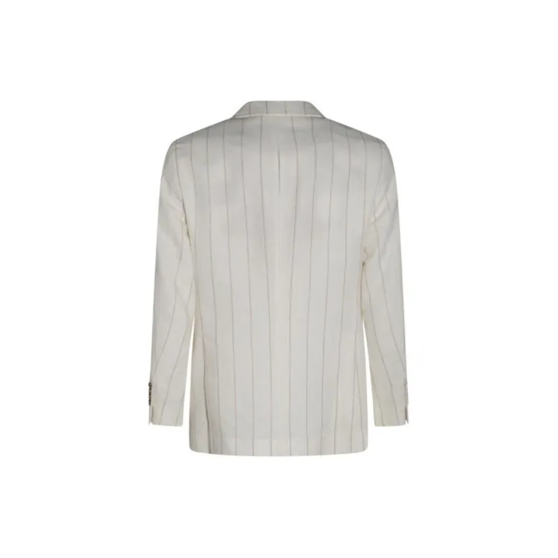 Brunello Cucinelli Striped Single Breasted Suit-2