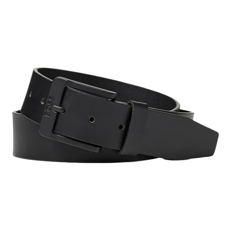 HUGO BOSS Leather Belts Men's Black -1