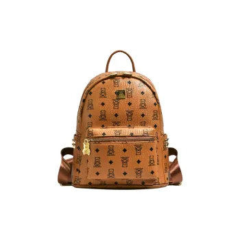 Yalu Pu Backpack For High School Students Regular Women's Brown/Ecru/Pink/Black