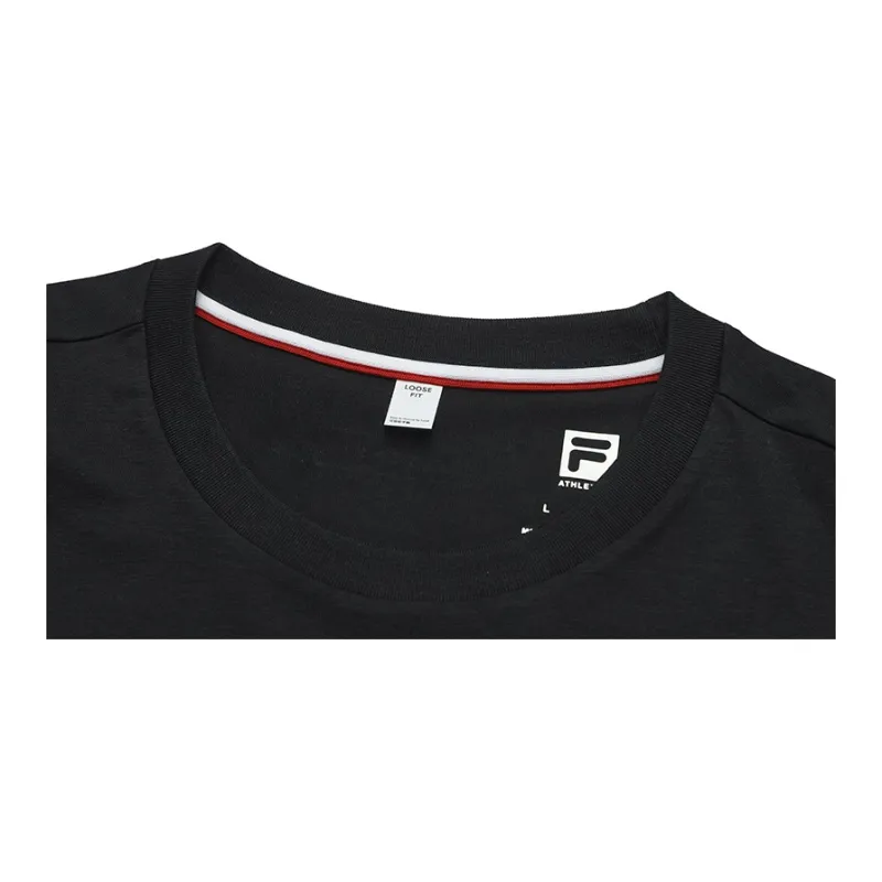 FILA Athletics Tennis T Shirt Men's Pitch Black-3