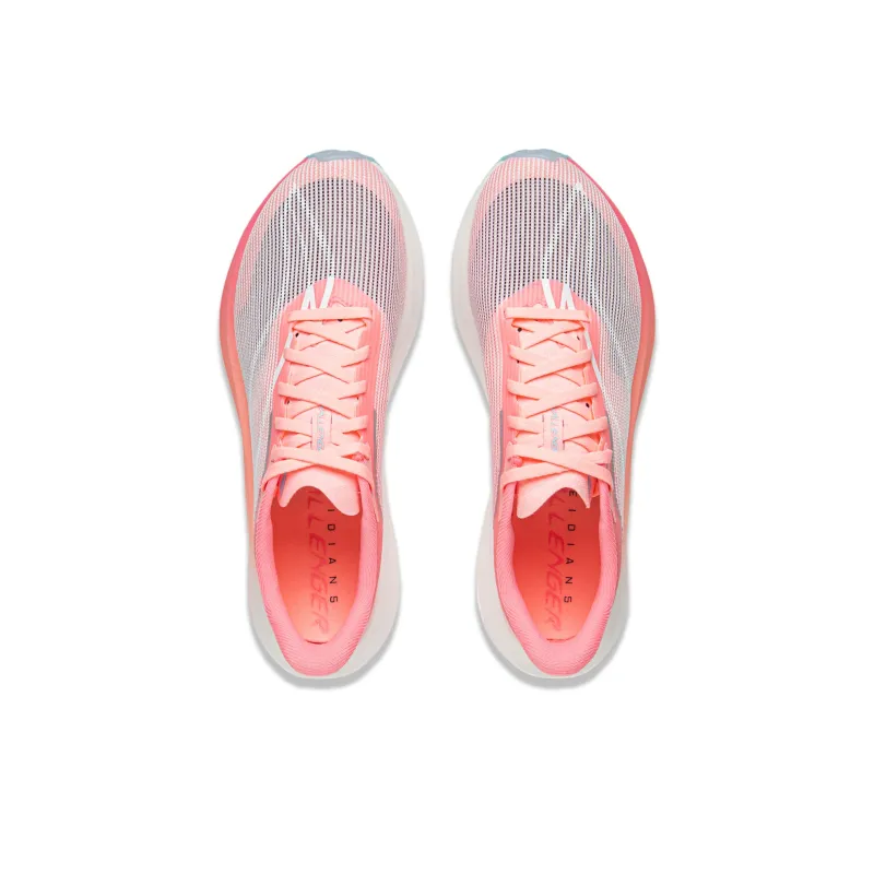 LiNing Feidian 5 Challenger Cushioning, Slip Resistant, Rebound Low Top Running Shoes Women's Fluorescent Soft Pink-3