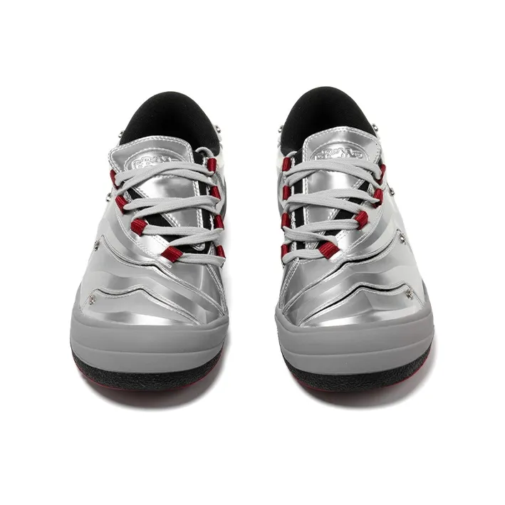 Ocai x BBIMP Anti-Slip And Wear-Resistant Coverage Soccer Shoes Unisex Silver-2