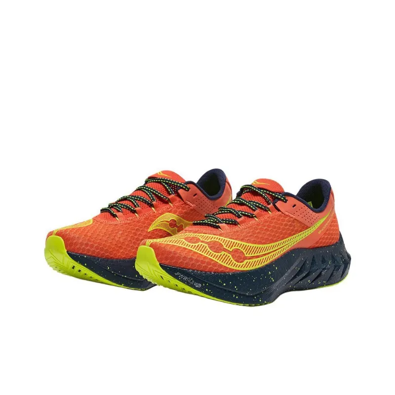 Saucony Endorphin Pro 4 Anti-Slip Wear-Resistant Low-Top Running Shoes Unisex Orange-2
