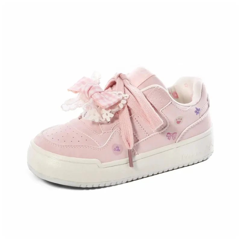 FULLXUAN Classic And Versatile Cute Low Top Skateboard Shoes Women's-16