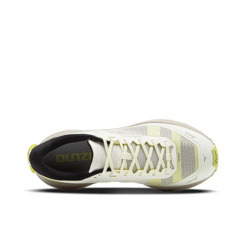 Mizuno Slip Resistant And Breathable Low Top Running Shoes Unisex Gray Yellow-2