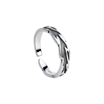 FOREVER MELODY 999 Fine Silver Rings Men's