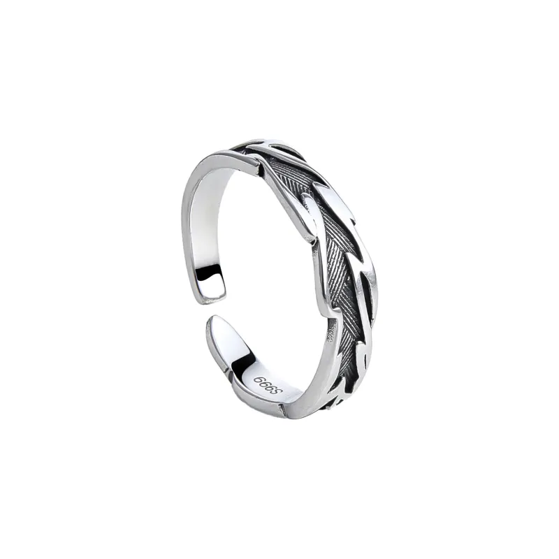 FOREVER MELODY 999 Fine Silver Rings Men's-0