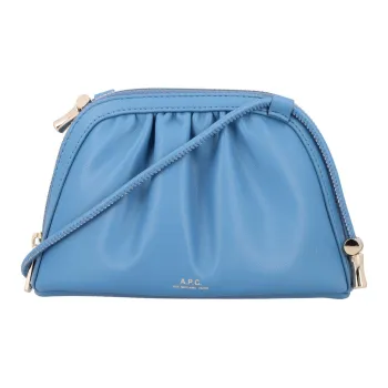 A.P.C Ninon Polyurethane Shoulder Bag Crossbody Bag Women's Blue