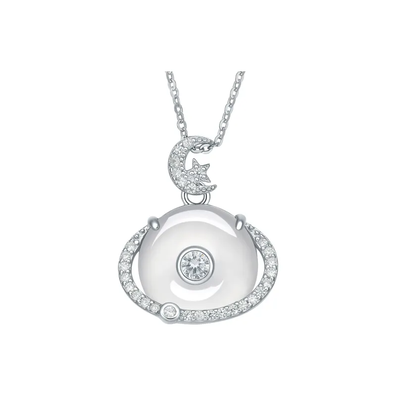 Century Edge Jewelry Chalcedony Jade Necklaces Women's-4
