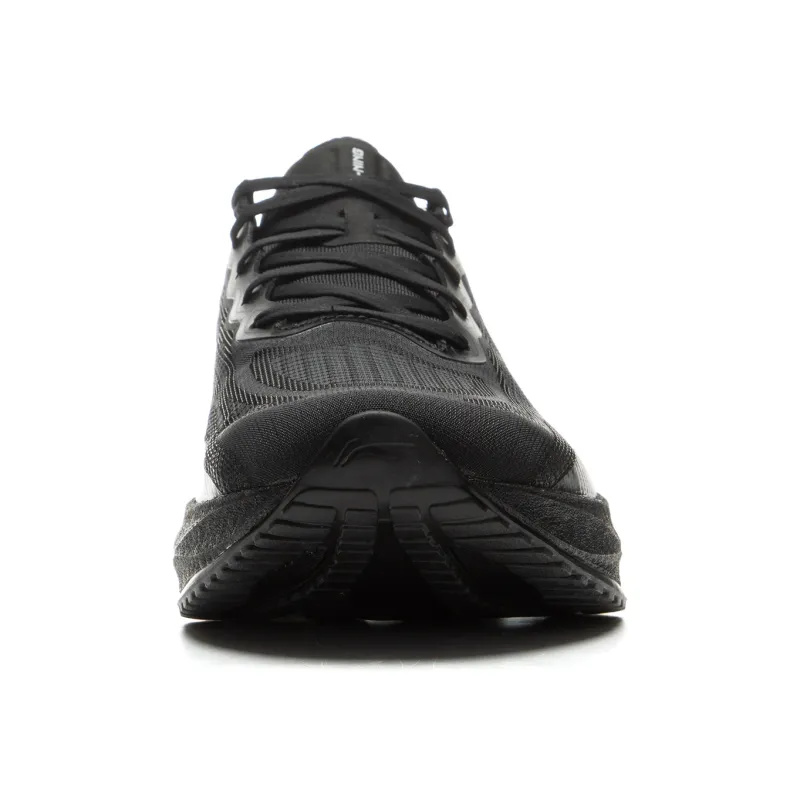 LiNing Super-Light 22 Cushioned Slip-Resistant Breathable Wear-Resistant Low-Top Running Shoes Men's Pure Black-4