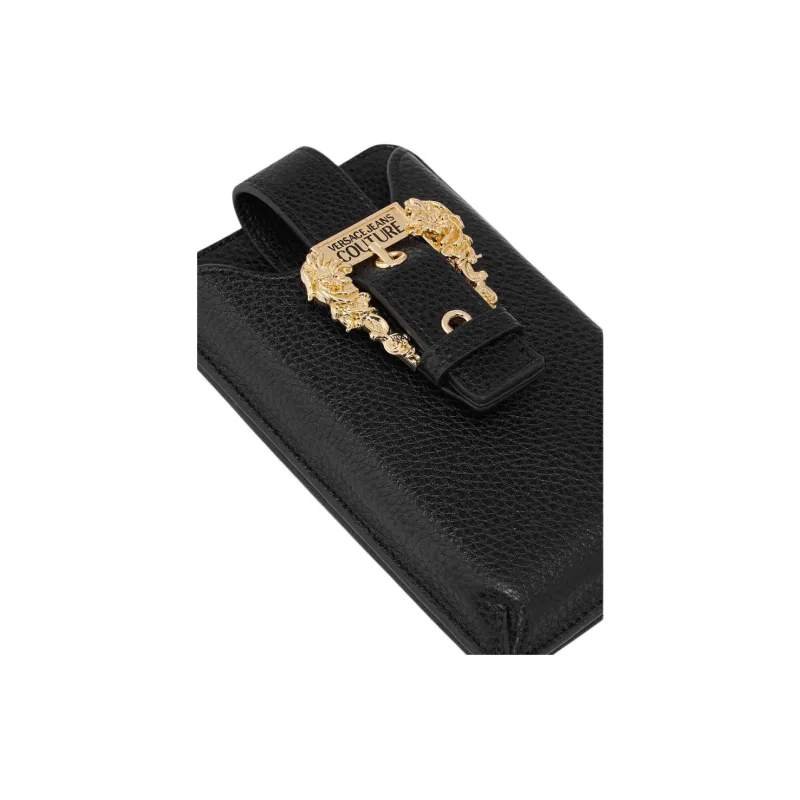 VERSACE JEANS COUTURE Artificial Leather Shoulder Bag Crossbody Bag Mini Women's Black-3