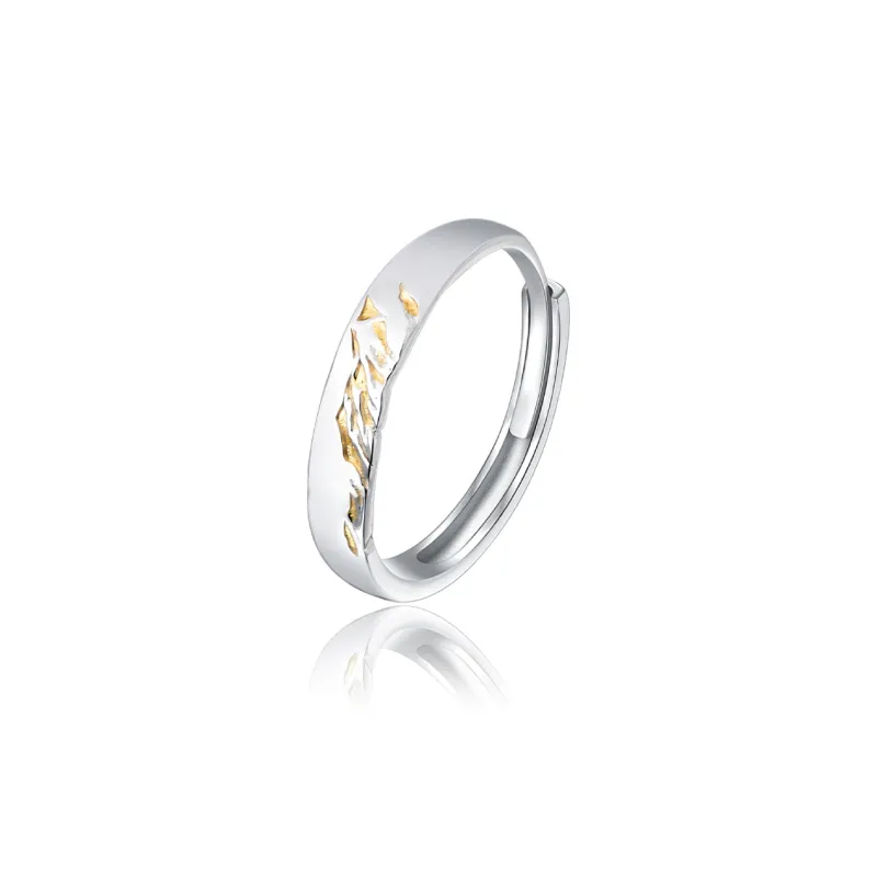 FOREVER MELODY 999 Fine Silver Rings Men's-0