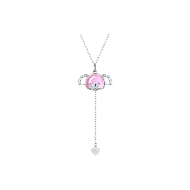 CENTURY&KINDLE S925 Silver Necklaces Women's-0