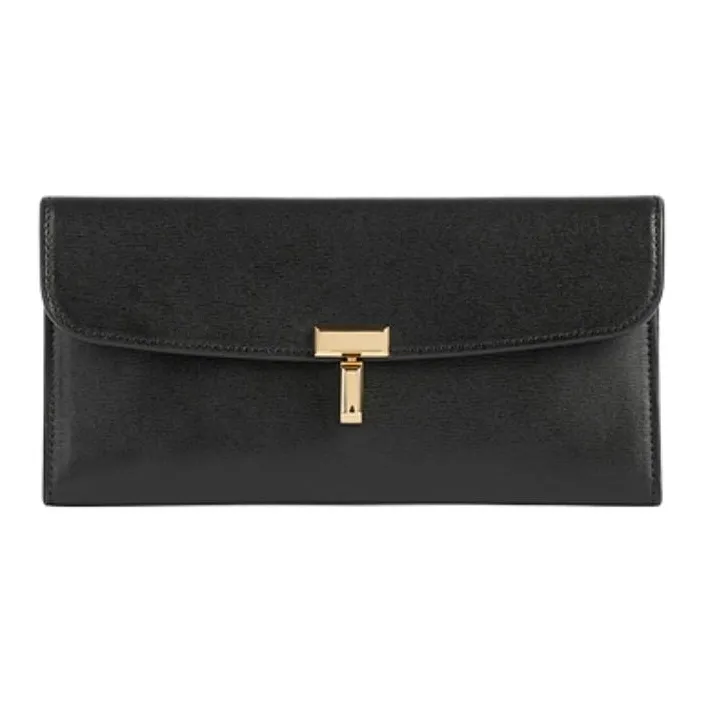 TOTEME T lock Leather Wallet-0