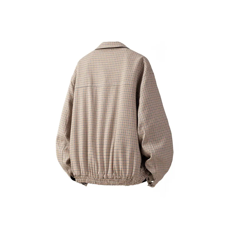 Ang2 Stu Jackets Unisex Black Houndstooth-1