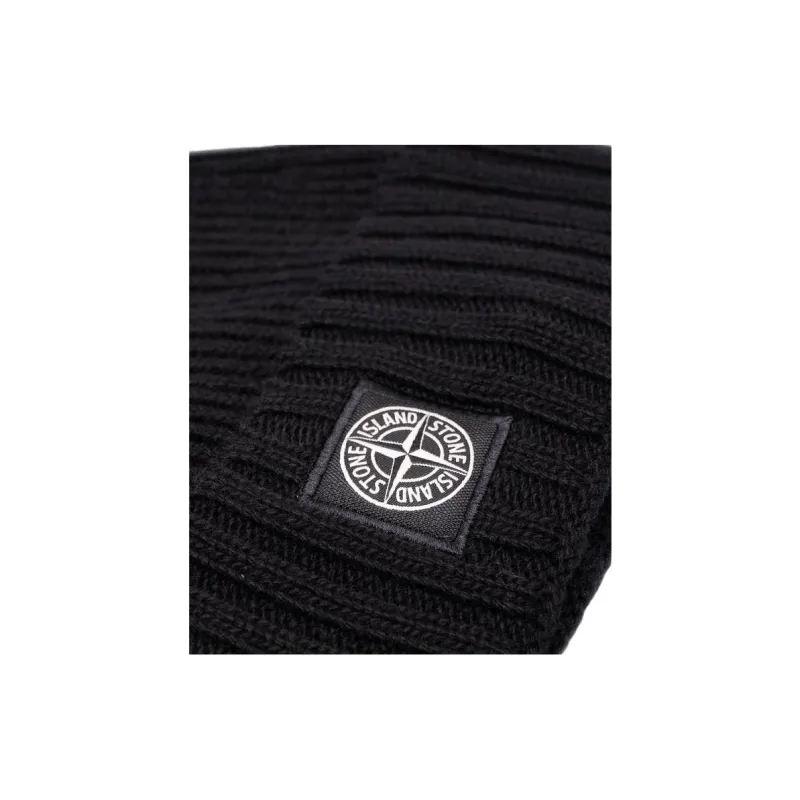 STONE ISLAND Compass Patch Knitted Beanie-4