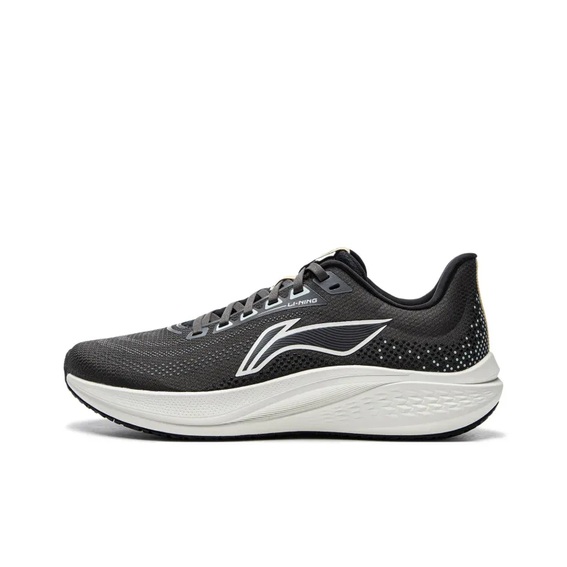 LINING Red Hare 7 Running Shoes Men Low Top Obsidian Gray-0
